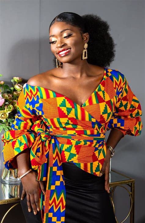 african print tops for ladies|laviye african print blouses.